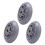 3X Scarpe da Skating 608ZZ Cuscinetto Inline Skate Wheel Grigio Chiaro 1
