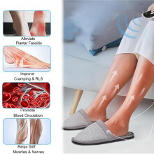 Voetmassageslippers, Elektrische Pulstherapie Voetmassageschoenen, Antislip Slippers voor Thuisgebruik, Microstroom EMS Voetbehandeling