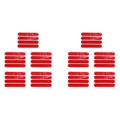 Front Rear Wheel Cover Protective Shell Reflective Sticker for  Max G30 Scooter Accessories 40PCS, Red