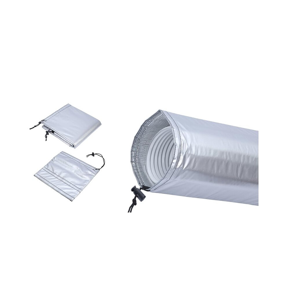 Portable Ac Hose Insulation Sleeve,4-Layer Aluminum Foil Insulated Air Conditioner Hose Cover For 5" & 5.9" Exhaust Hose 4712672289893