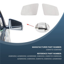 Heated Wing Mirror for Glass W204 W212 S/C/E-Class Pair R+L) 2128101721 2128101821