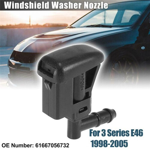 For  3 Series E46 1998-2005 Windshield Washer Sprayer Nozzle Jet Front Window 61667056732