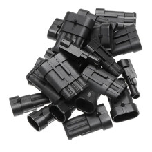708Pcs Pin HID Waterproof Connectors Automotive Wire DT Male and Female Plug for Auto Car Marine Replacement Parts