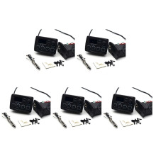 5X KLT-17B Akustik Gitarren EQ VorverstäRker mit Digitalem Procedding Tuner 3 Band EQ Equalizer mit Tuner Gitarren Pickup
