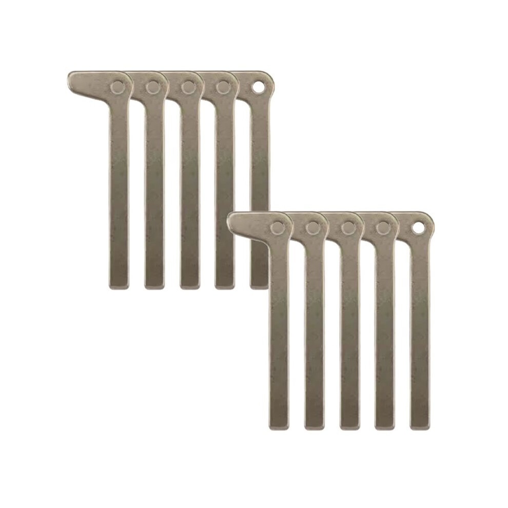 10Pcs Emergency Uncut Insert Blank Key Blade Hu100r G Plate For X7 Card Spare Key 6031535539981