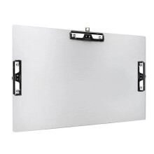 Prancheta de Alumínio com Três Clipes, 11x17, com Suporte para Canetas e Outros Materiais Artísticos, Tamanho Extra , Ideal para Negócios.