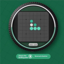 Reversi Chessboard Game AI-Powered Board with Interactive Teaching Mode STEM Slide Strategic Toy for Ages 8+