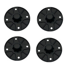 4 Pcs Speaker Stand Metal Speaker Stand Adapter for Speaker Pole DIY Home Theater Studio Cabinet