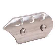 Placa de Isolamento TéRmico Universal para Motocicleta Tubo de ExaustãO Tampa Anti-Quente ConexãO de Tubo Tampa Protetora Anti-ArranhõEs-C