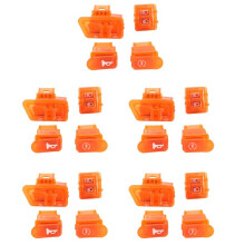 20x Motorcycle Horn Button Turn Signal Button Start Button for DIO ZX AF27 AF28 AF34 AF35 Orange