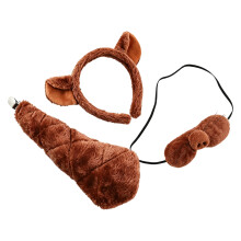 Accessoires de Costume de roulette d'animaux-b r trois pièces s