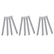 12PCS 102037 Silver Aluminum RC1:10 Alloy Body Post Mounts for HSP Road Racing Model Car Upgrade