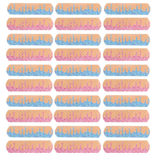 60Pièces Pansements Décoratifs Imperméables Confortables Motifs