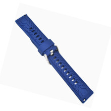 Ajustez le bracelet de montre en silicone pour le-bleu foncé