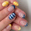 Faux ongles à la mode, 30 pièces, fromage bleu mer, couleur 1