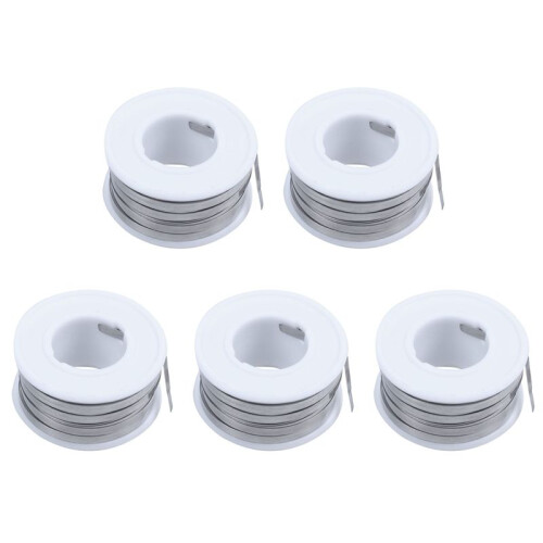 5pcs 7.5M 24.6Ft 0.2x3mm Nichrome Flat Heater Wire for Heating Elements