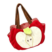 Sac à main en velours côtelé tendance pour femmes,-0