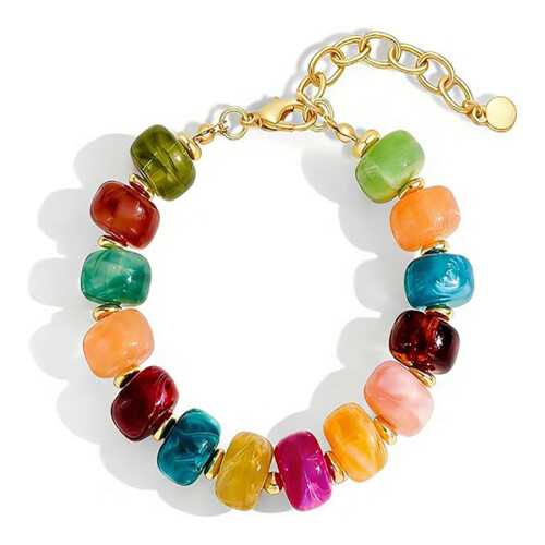 Stilvolles Harzperlen-Armband mit einzigartigem Design-Armband-5
