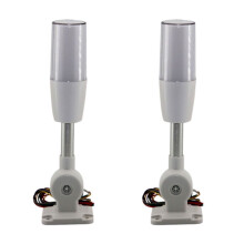 2X Tricolor Folding 24V Led Warning Lamp Alarm Led Signal Tower Caution Light
