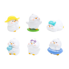 Sweet Season Duck Statue Best For Handmade Mini productions And