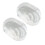 Sacs à cosmétiques transparents à fermeture éclair, 2-Blanc 1