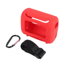 For GO 5 Speaker Silicone Protection Case Scratch-Resistant Portable Carrying Case with Carabiner A