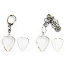 Porte-crochets de guitare transparent, 2 pièces, collier-1