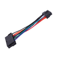 3X PSU ATX 24broche Femelle A 12broche Male Puissance Fourniture Manches Cable de Cable Fil 18AWG Fil pour Q87H3-AM Q87H3 AM Q87 Carte Mere