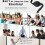 3er-Pack Mikrofon-Gürtelhalter, Verstellbare Hüfttasche für das Training 3