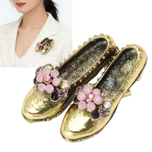 Broche de chaussure d'inspiration vintage unique, design léger, 1