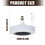 LED Ceiling Fan Light With Heating Fan Remote Control E27 Shower 2