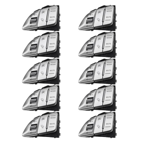 10X Multi-Function Steering Wheel Button Volume Adjustment Button Cruise Control  for  Tucson IX35 A