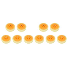 10pcs 6 Inch/15Cm Car Polishing Waxing Pad Sponge M14 Wheel Polishing Waxing Pad Kit Tool for Car Polisher Yellow
