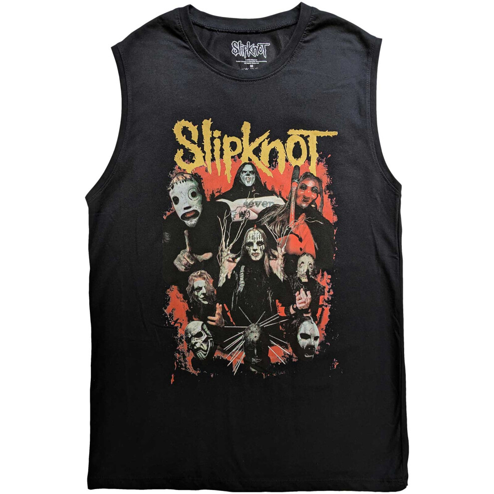 Slipknot Unisex Adult Come Play Dying Cotton Tank Top Black