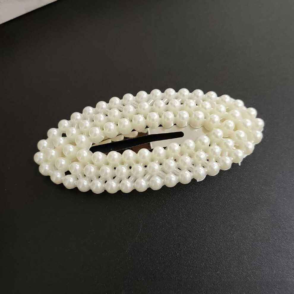 Cute Pearl Bang Barrettes