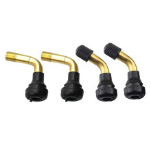 12Pcs Tyre Valves Stem Right Angle Snap-in Rubber 90 Degree Brass for Electric Scooter and  M365 Electric Scooter