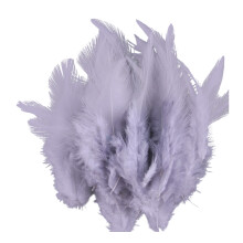Plumage DIY pour artisanat, décorations de mariage,-Gris