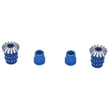 Anodized Aluminum Joystick Cap With Flower Texture For Frsky-10