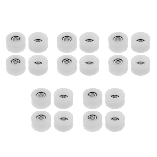 20Pcs Finger Skateboard Bearings Wheels Set Easy Replacement