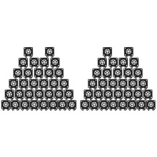 Vergasermembrane Pads für Zama Kettensäge Vergaser 2500/3800/4500/5200/5800 Zubehör 64St