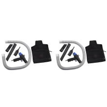 2X 2 in 1 Air Duster Compressor Kit Multifunction Air Vacuum Blow Pneumatic Vacuum Suction Cleaner Tools
