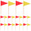 200Stk Mini Zahnstocher Flags Für Dessert Und Catering 1