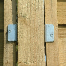 Fence Panel Clips Trellis U Clip Bracket for Timber Posts, Secure Fence or RefixPanel Galvanised Fencing Clips 35mm