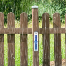 Garden Rain Gauge Accurate Rain Measure Tool Rainfall Gauge for Fence Yard Patio Lawn Farm Deck Outdoors