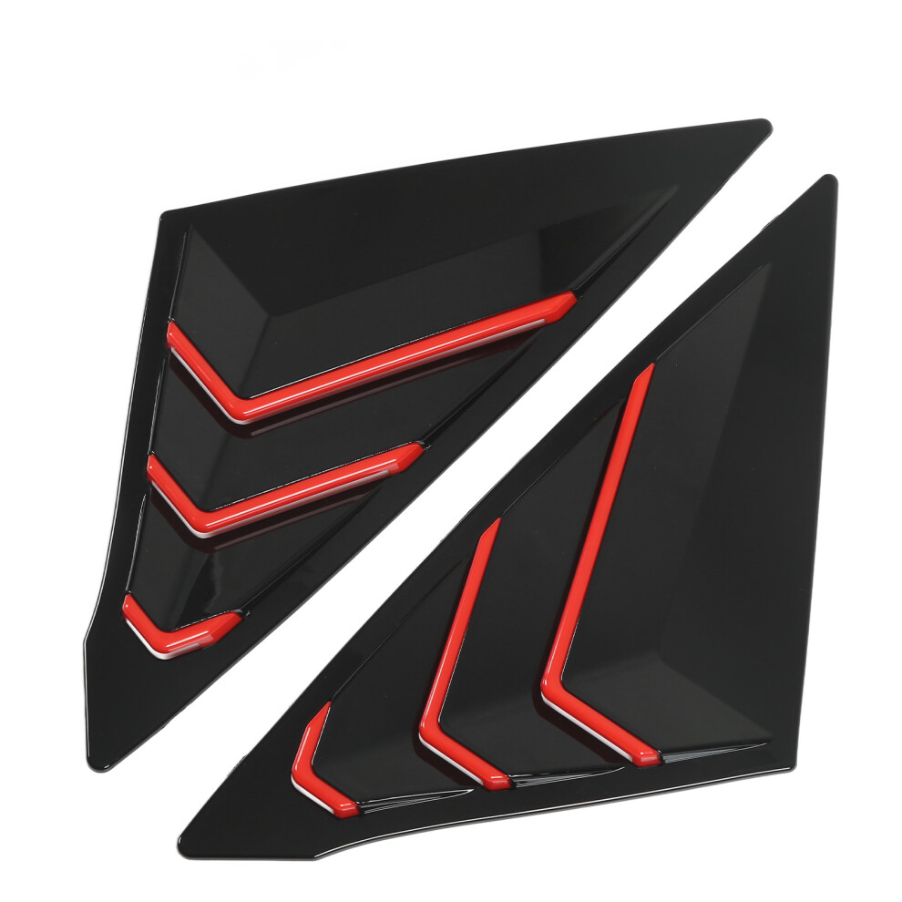 Civic 2021-2022 Louvers Wear Resistant Abs Black 7055741982675
