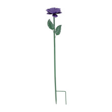 Metal Bee Waterer Station with Flower Design for Garden Outdoors