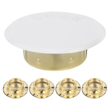5Pcs Golden Iron Recessed Fire Sprinkler Ceiling Cover Plates