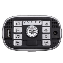 Alimentation pour Véhicule Électrique Enfant 12 V 303, Interrupteur de Commande Central, Moniteur de Puissance Multifonctionnel pour la