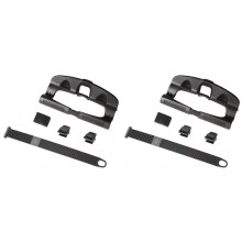 2X Universal-Fahrradträgerhalterung, Hinterradhalter, Rennrad-Reifenhalterung, Träger für Mountainbikes, Rennräder, Autodach, LKW-Ladefläche