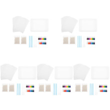 5Sets Marble Painting Kit with 12 Assorted Watercolor Paints for Kids